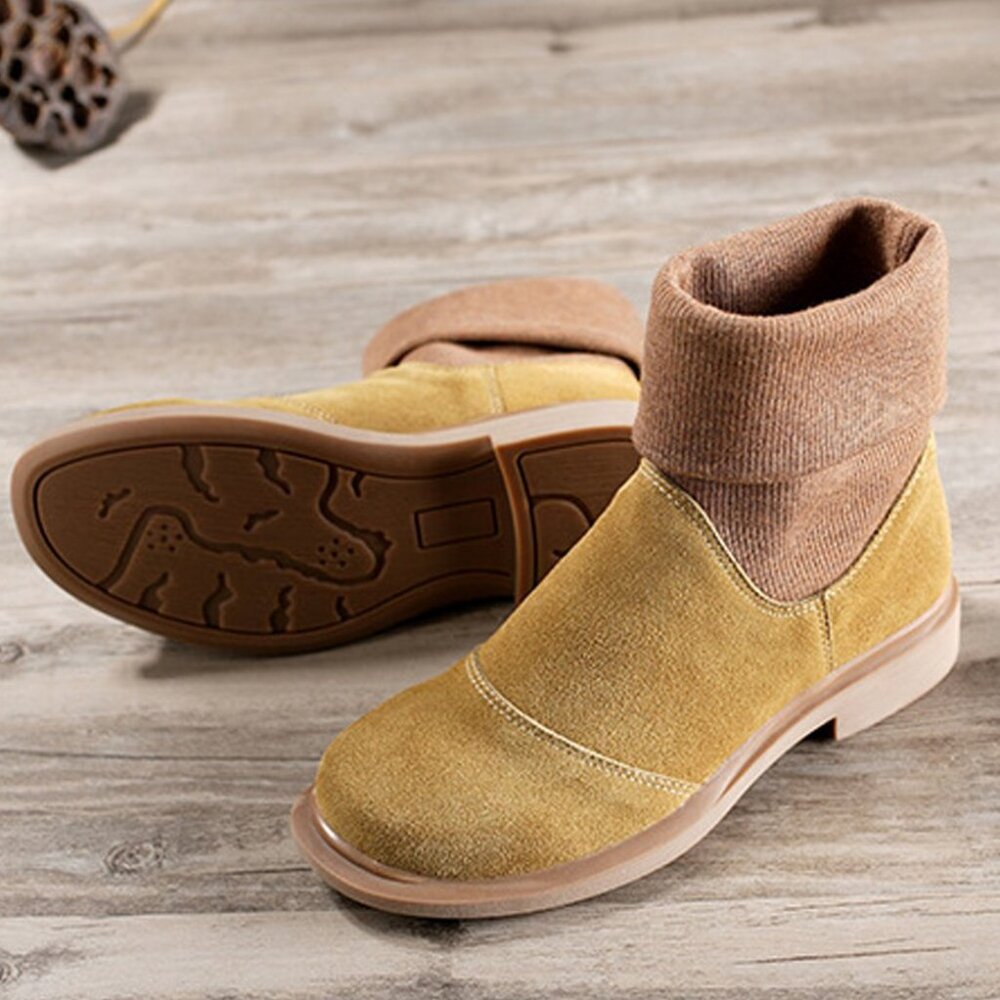 Women's Suede Boots  - Size 8.5